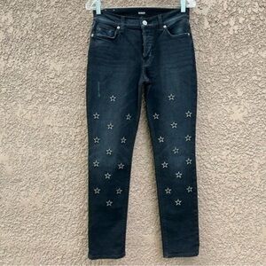 Hudson Riley Crop Relaxed Straight‎ Jeans